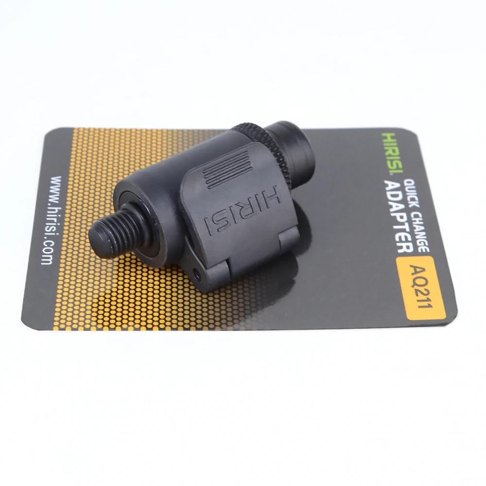 Connecteur rapide aluminium Hirisi AQ211 pour alarmes pêche - Accessoire pod et bank sticks