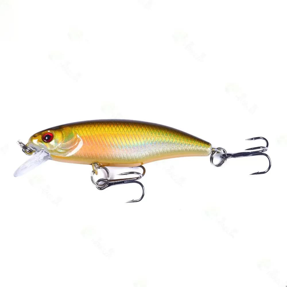 Leurre dur professionnel jerkbait 52mm pour brochet perche, leurre nageur coulant minnow appât carnassier