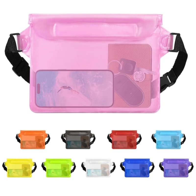 Pochette étanche transparente grande taille pour téléphone sous l'eau, protection natation