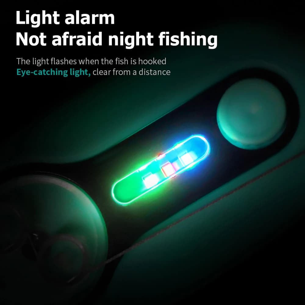 Alarme électronique de touche améliorée - Détection ultrasensible avec LED et son pour canne, cadeau pêcheur