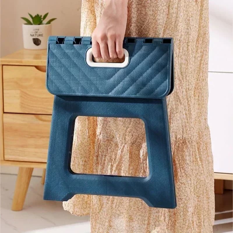 Tabouret pliant pêche portable adulte renforcé - Siège selle plastique épais pour activités extérieures