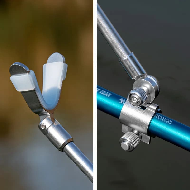 Support de canne à pêche arrière en alliage aluminium-magnésium - Bracket multifonction pour batterie