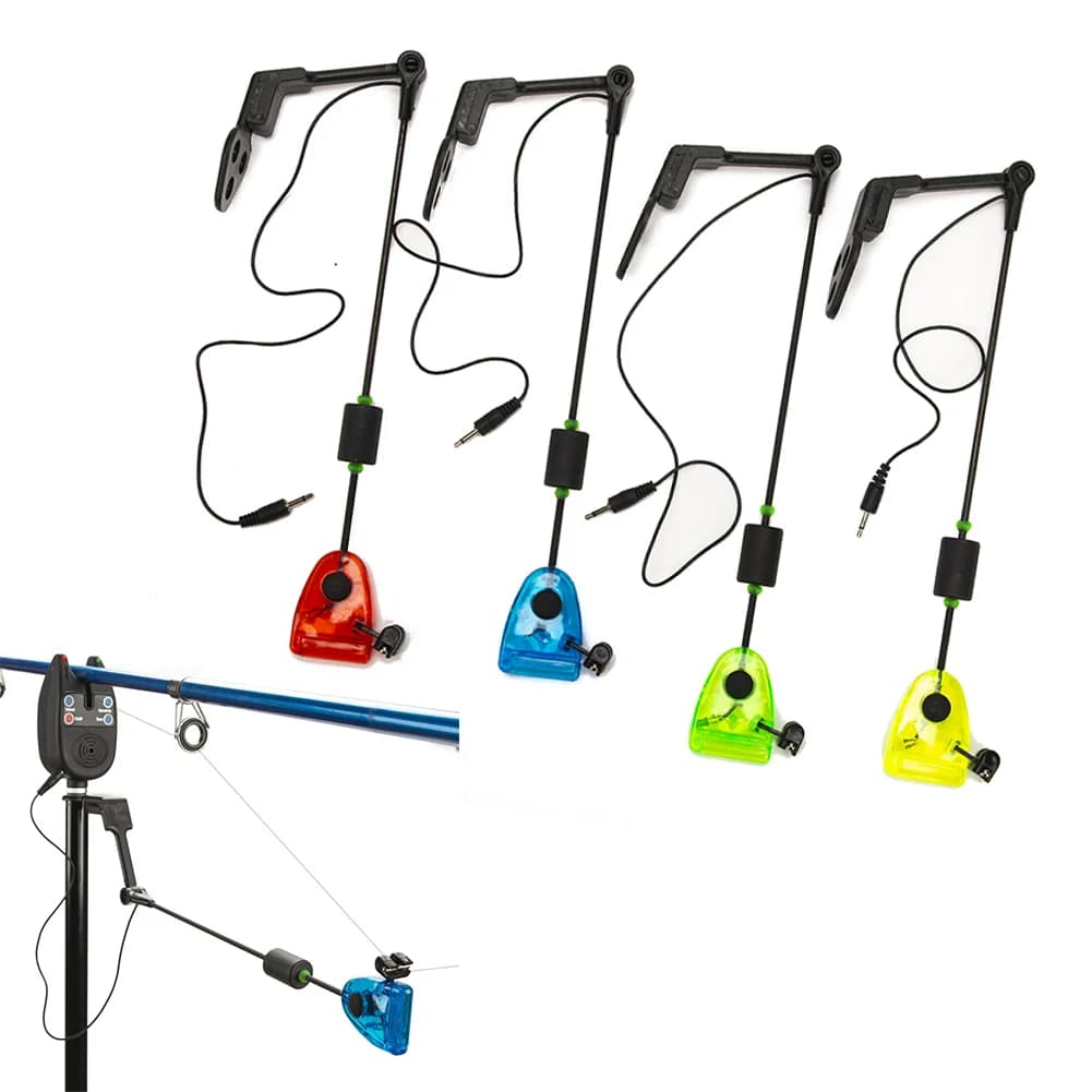 Indicateur lumineux pivotant pour alarmes de touche carpe - Base amovible LED réglable