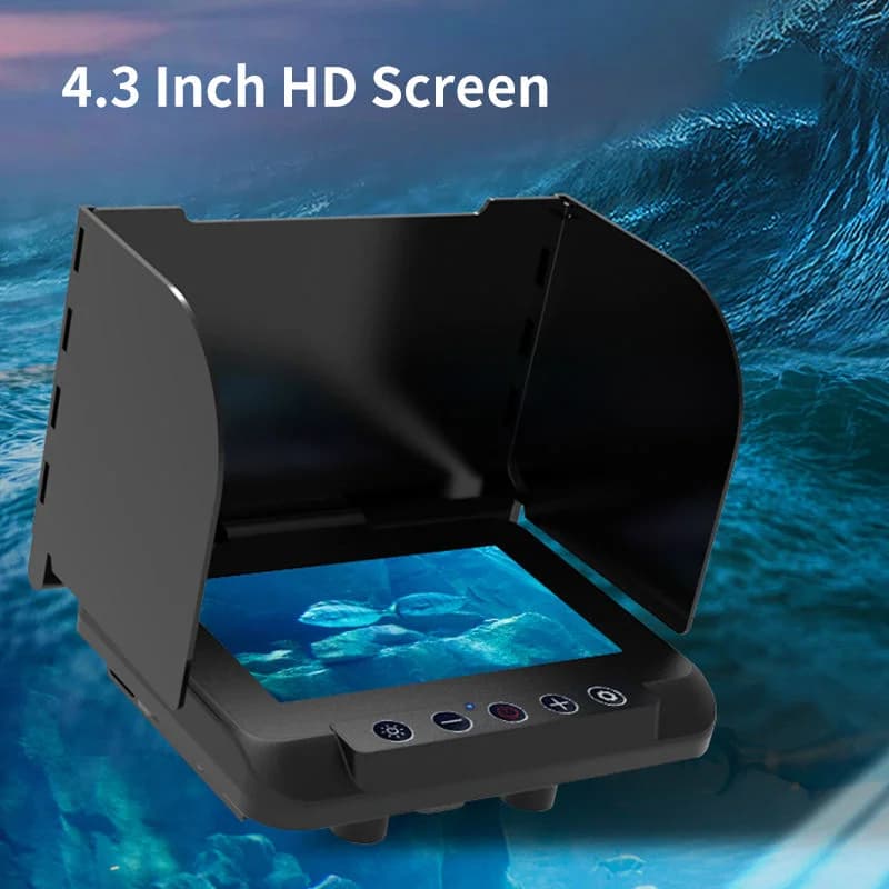 Caméra de pêche étanche IP68 avec vision nocturne et angle 220° pour exploration sous-marine
