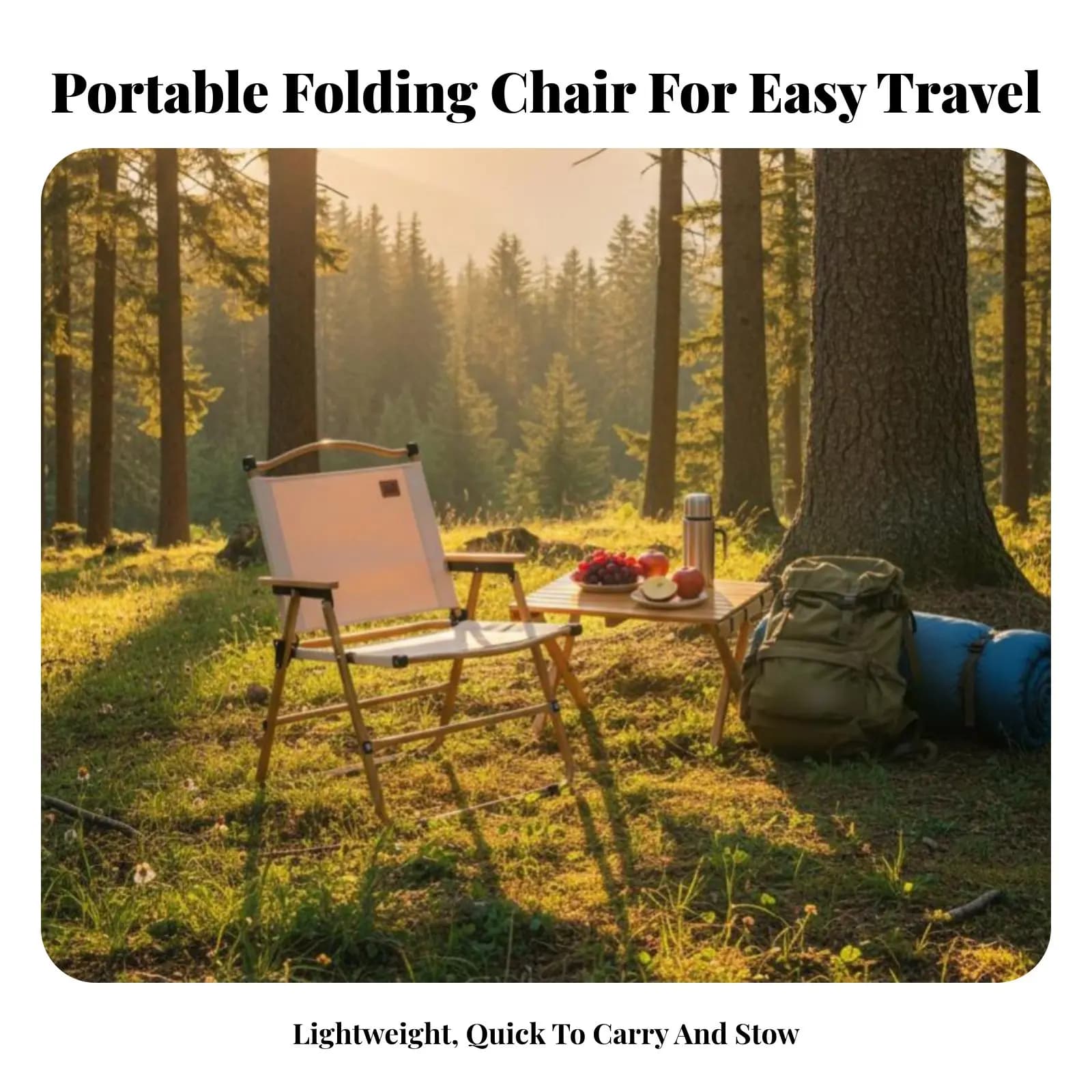 Chaise pliable grenouille ultra-légère profil bas avec sac de transport pour pêcheurs et camping