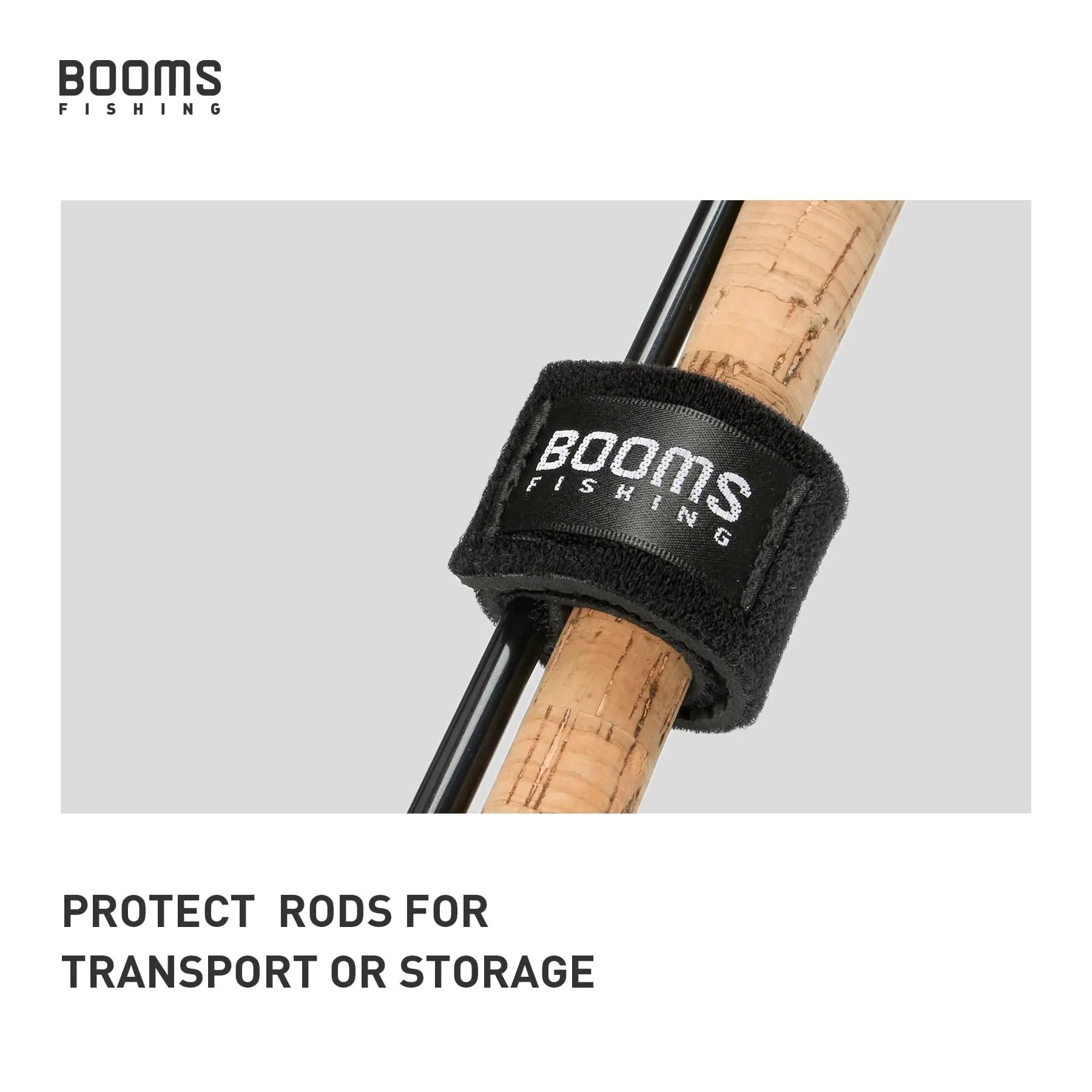 Booms Fishing RS3 Lure Fishing Rod Holder Belt Strap With Rod Tie Suspenders Wra