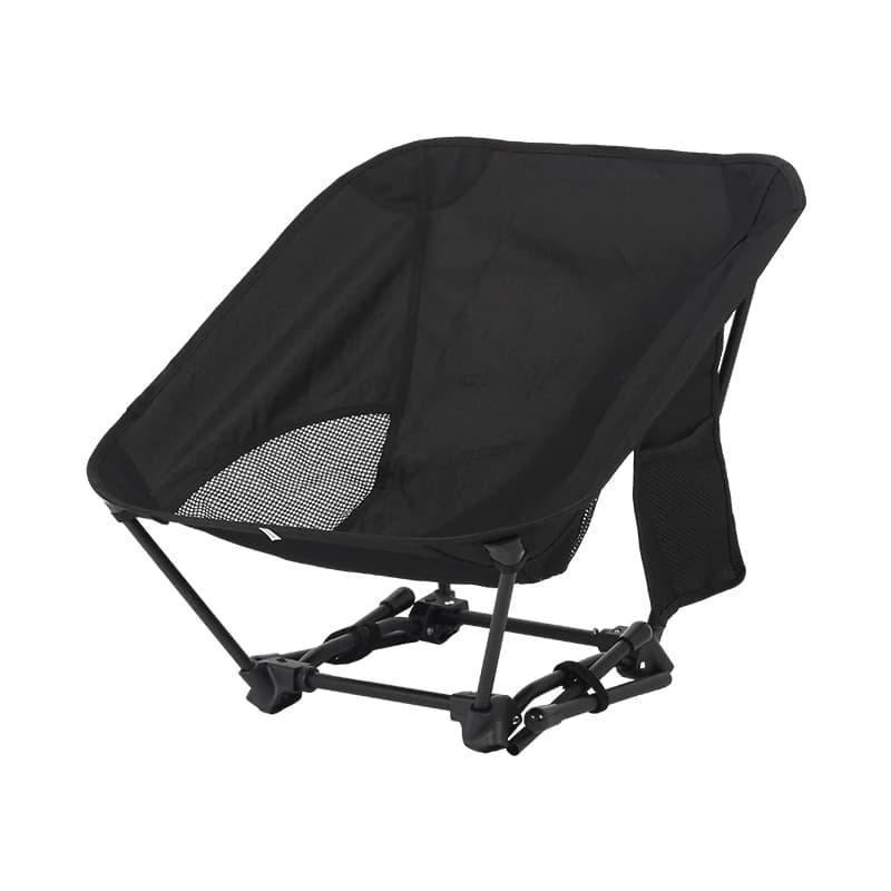 Tabouret de pêche carré structure robuste - chaise pliante camping fer légère fauteuil lune