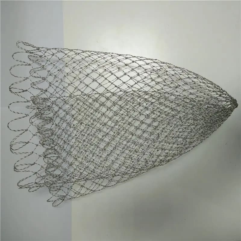 Filet pliant nylon maille losange 25-50cm profondeur - Épuisette de pêche compacte pour toutes situations