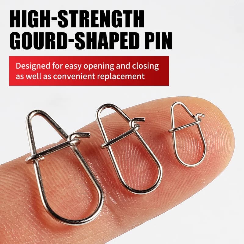 Snaps Supercontinent pour leurres crankbait - Attaches rapides duo lock résistantes à l'eau salée