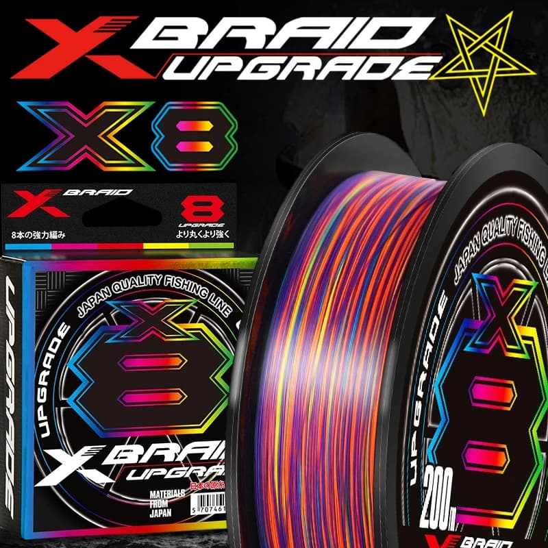 Nouvelle Xbraid X8 Multicolor Résistante à la Décoloration, Ligne Multifilament 1000M pour la Pêche de la