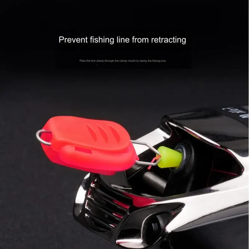 15 clips arrêt-ligne ABS pour moulinet casting, accessoires pêche pour stopper le fil sur votre bobine