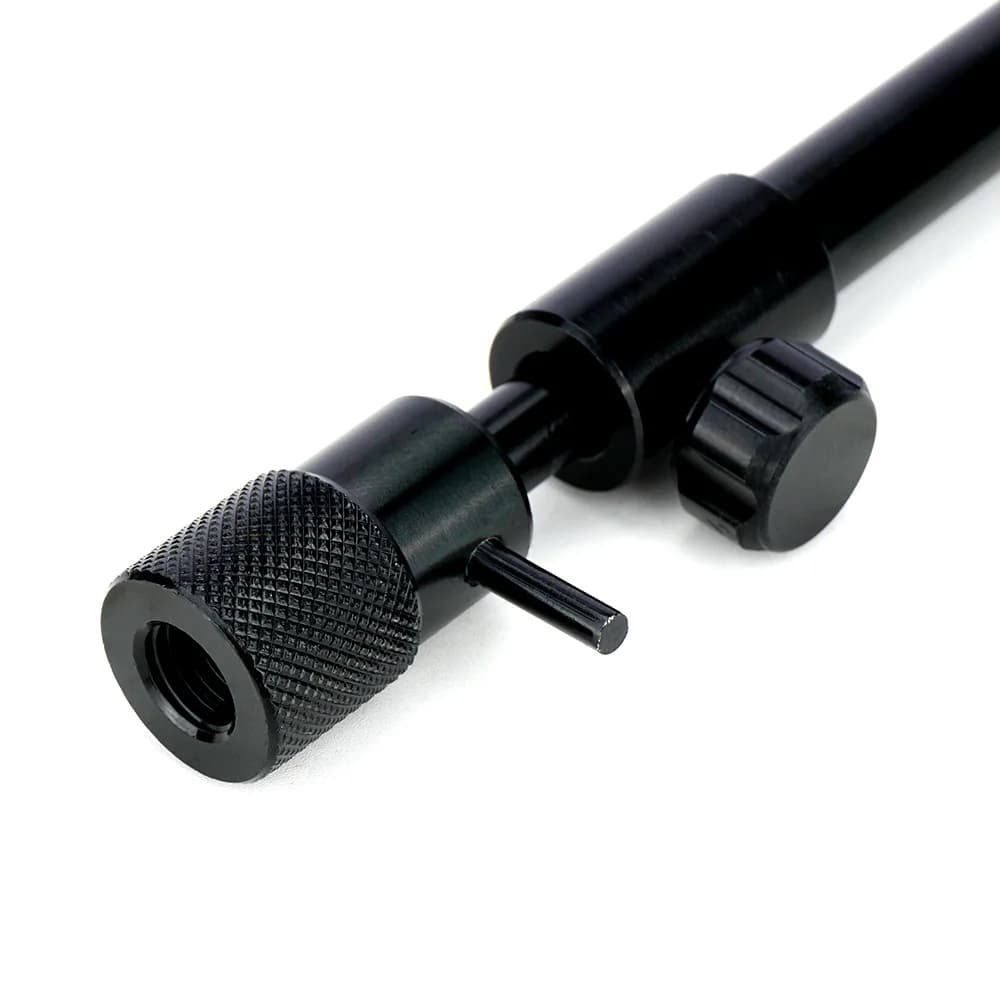 Set 2 supports de berge aluminium HIRISI 4 tailles ajustables - Pour alarmes et barres
