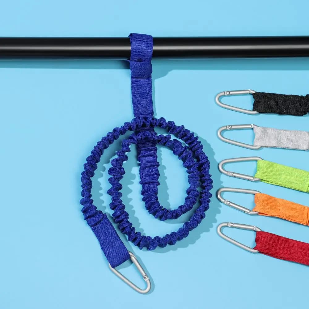 Sangle de sécurité ajustable pour pagaie de kayak et canne à pêche avec mousqueton - Accessoire bateau