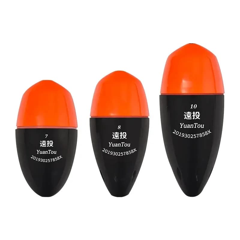 Taiyu Lot de Flotteurs Lumineux Pêche Électronique Haute Sensibilité, Bouchon Réglable Couleur Rouge et Vert Étanche