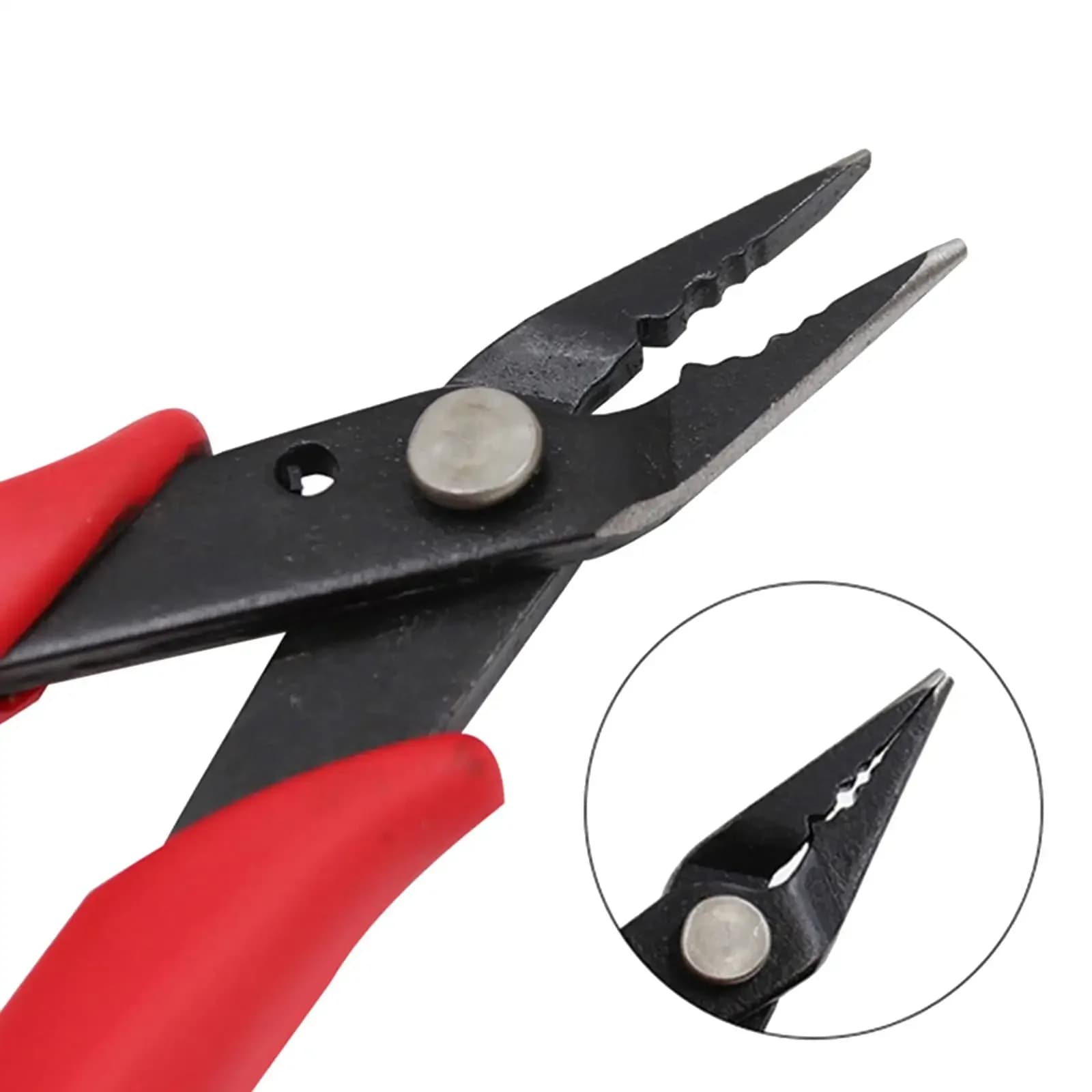 Pince à sertir pour bijoux avec becs fins - Outil création de tips, anneaux jump et split rings DIY