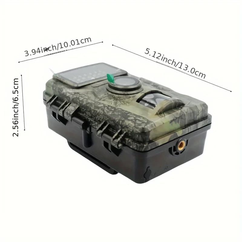 Caméra de chasse 720P avec détection de mouvement et piège photo - Surveillance game cam fiable