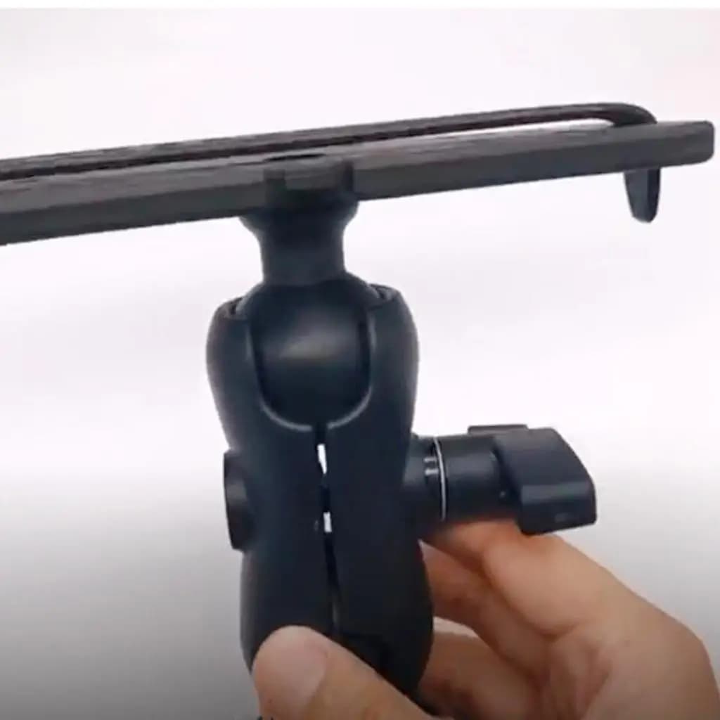 Support de fixation pour sondeur de pêche avec rail de montage GPS pour bateau - Noir