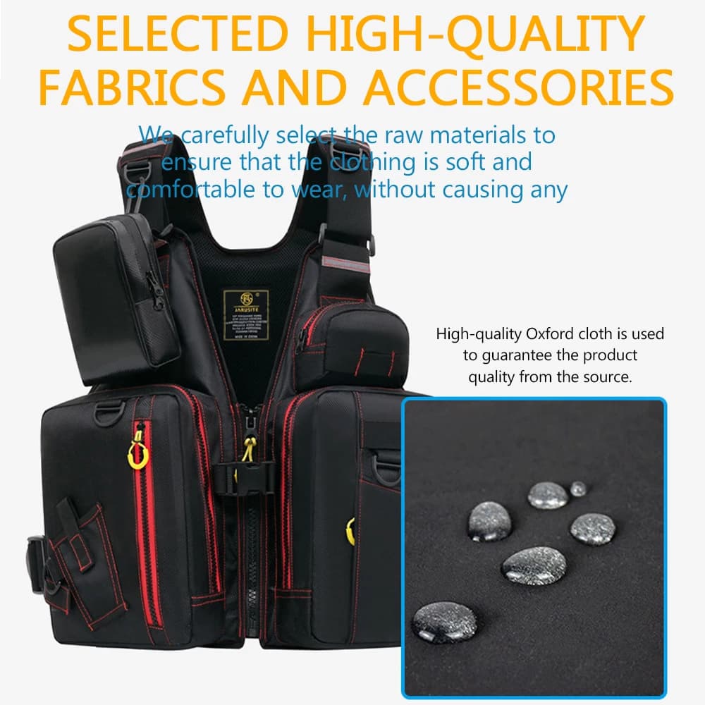 Veste de sauvetage multifonction pêche : sécurité, flottabilité et rangements essentiels pour vos sorties