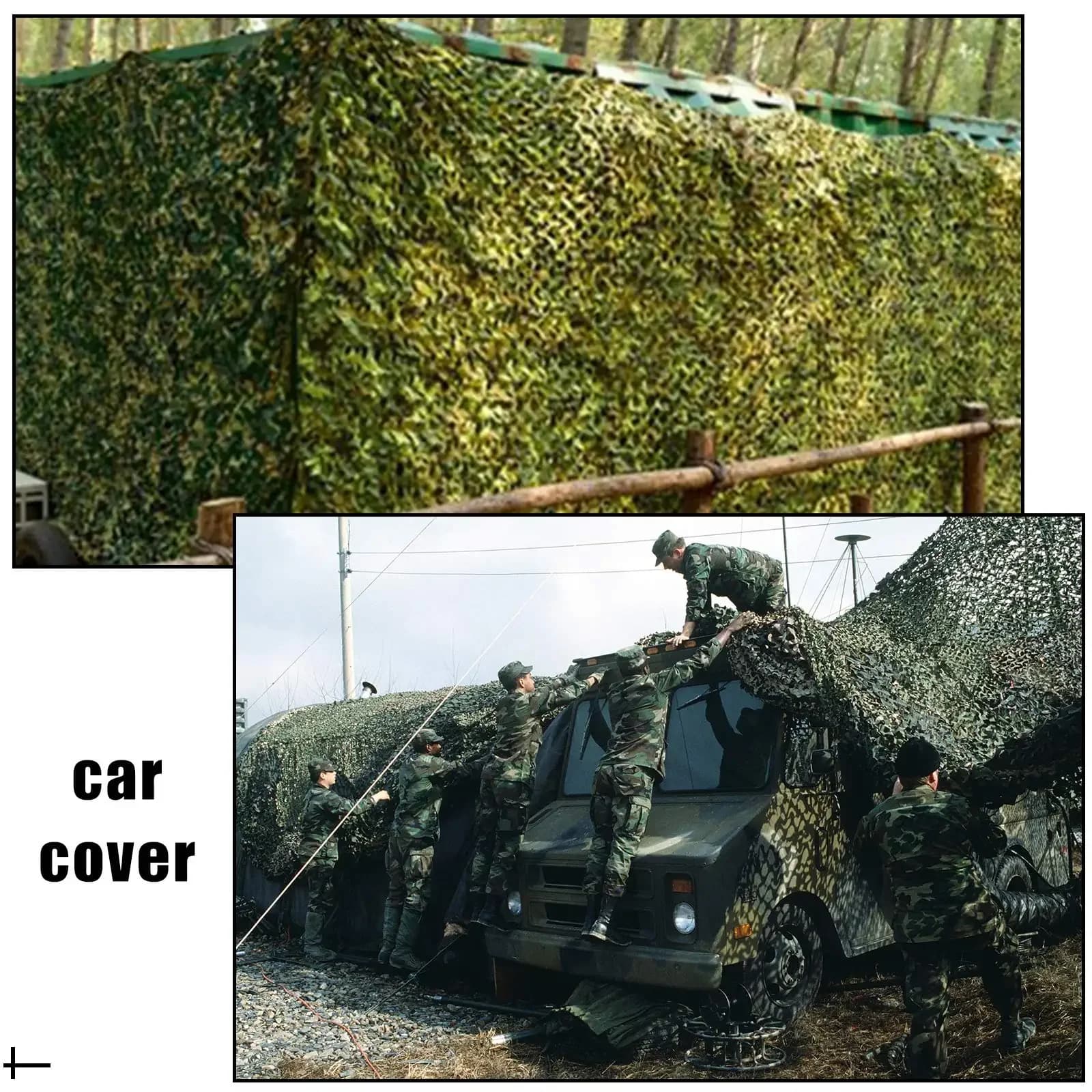 Filet camouflage chasse rouleau léger - Toile stores clôtures ombrage décoration pêche