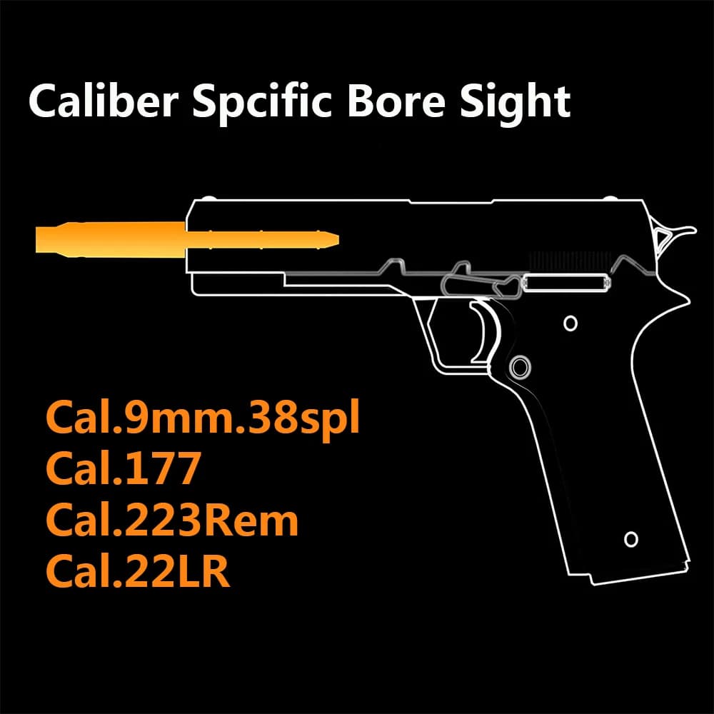 Viseur laser tactique pour calibres de pêche .177 à .38 - Alignement précis pour fusils et pistolets