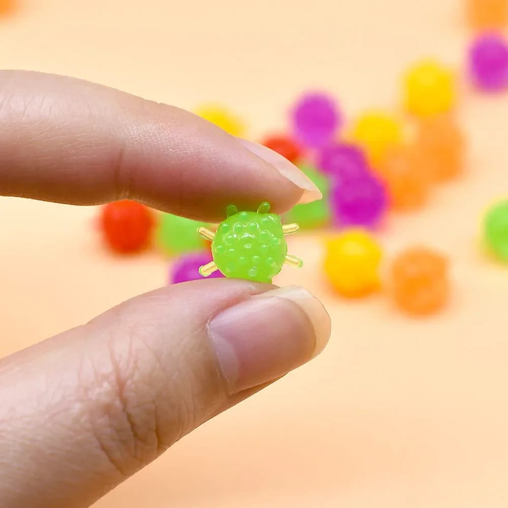Perles flottantes TPE 25 pièces - Goût maïs pour truite et perche - Appâts souples 10mm