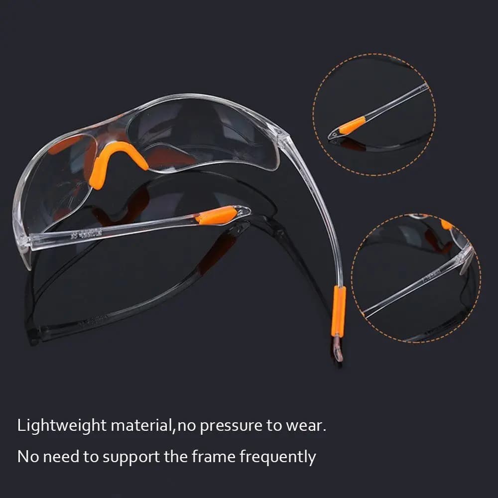 Lunettes de sécurité transparentes pêche professionnelle protection impacts rayures travail