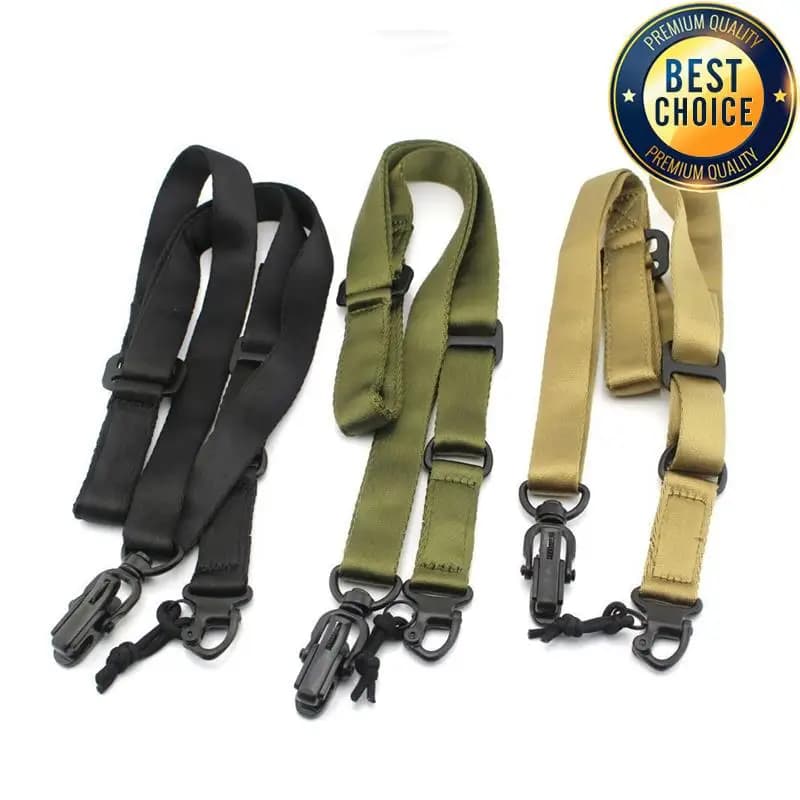 Bretelle fusil MS2 Tactics réglable double point - Accessoire pêche sécurité multifonction