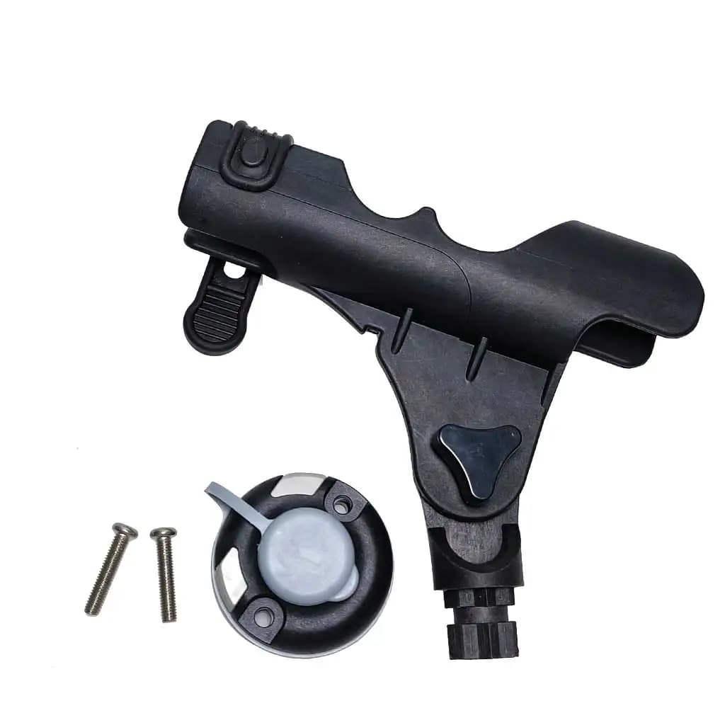Support de canne à pêche universel pour kayak - Porte-canne ajustable 360° fixation Powerlock