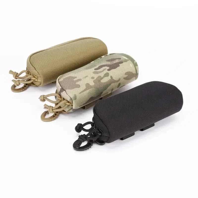 Étui MOLLE tactique 1000D pour lunettes de pêche - Nylon anti-choc, portable et étanche