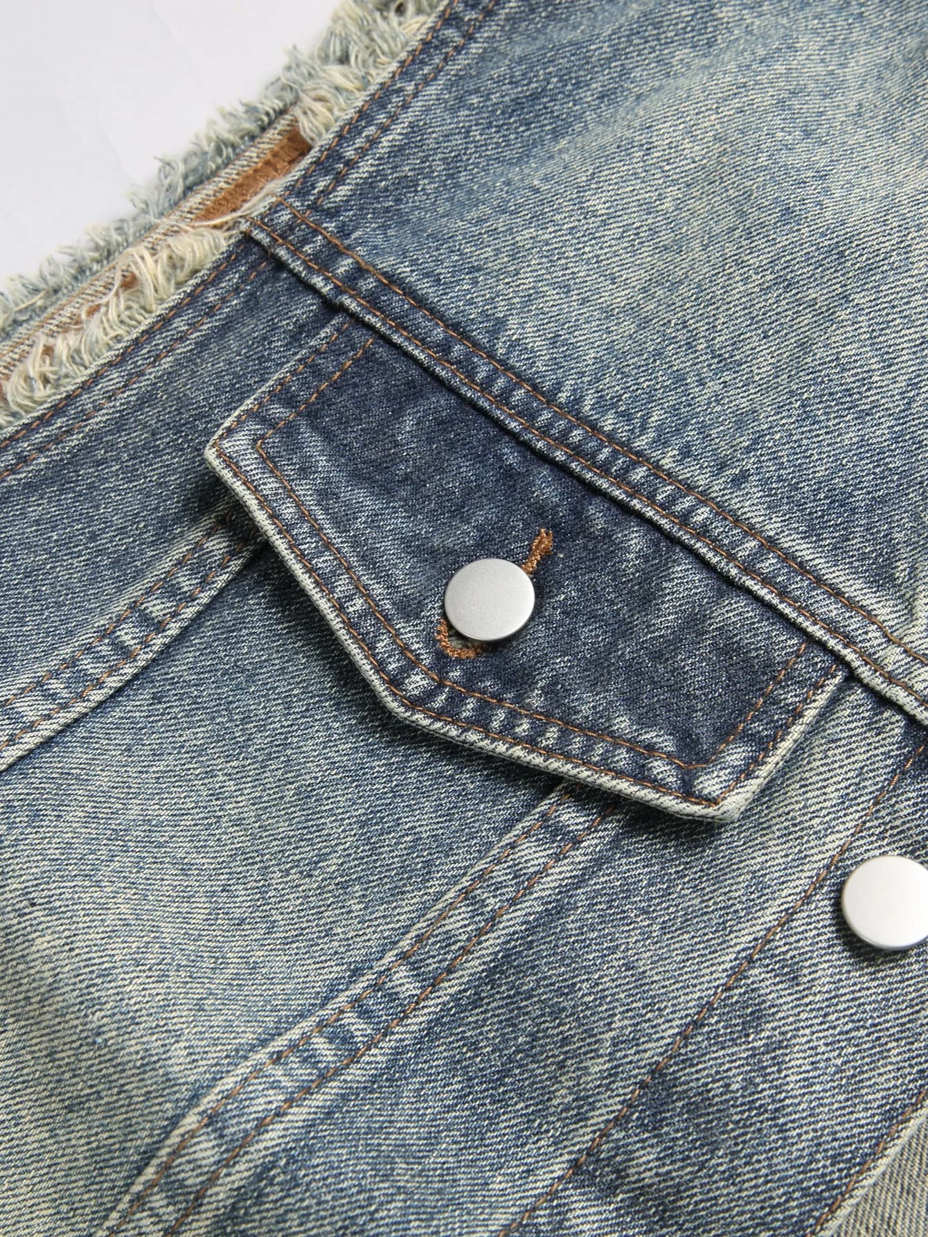 Veste sans manches en denim pour homme printemps automne, détails franges décontracté tendance