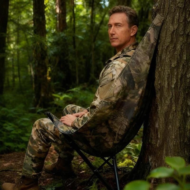 Chaise camouflage pliante légère pour chasse et pêche, hamac portable pour arbre