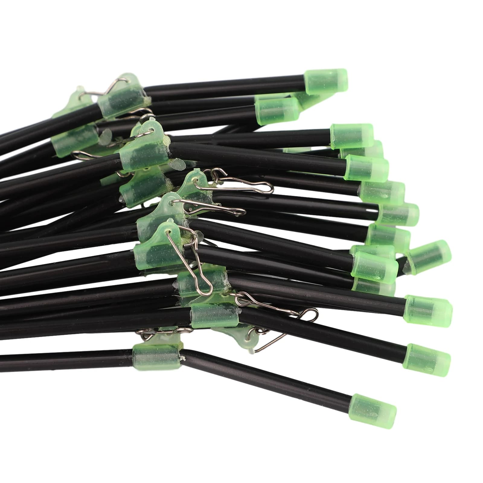 20 anti-emmêleurs feeder luminescents avec plombs snaps pour pêche au coup sans nœuds