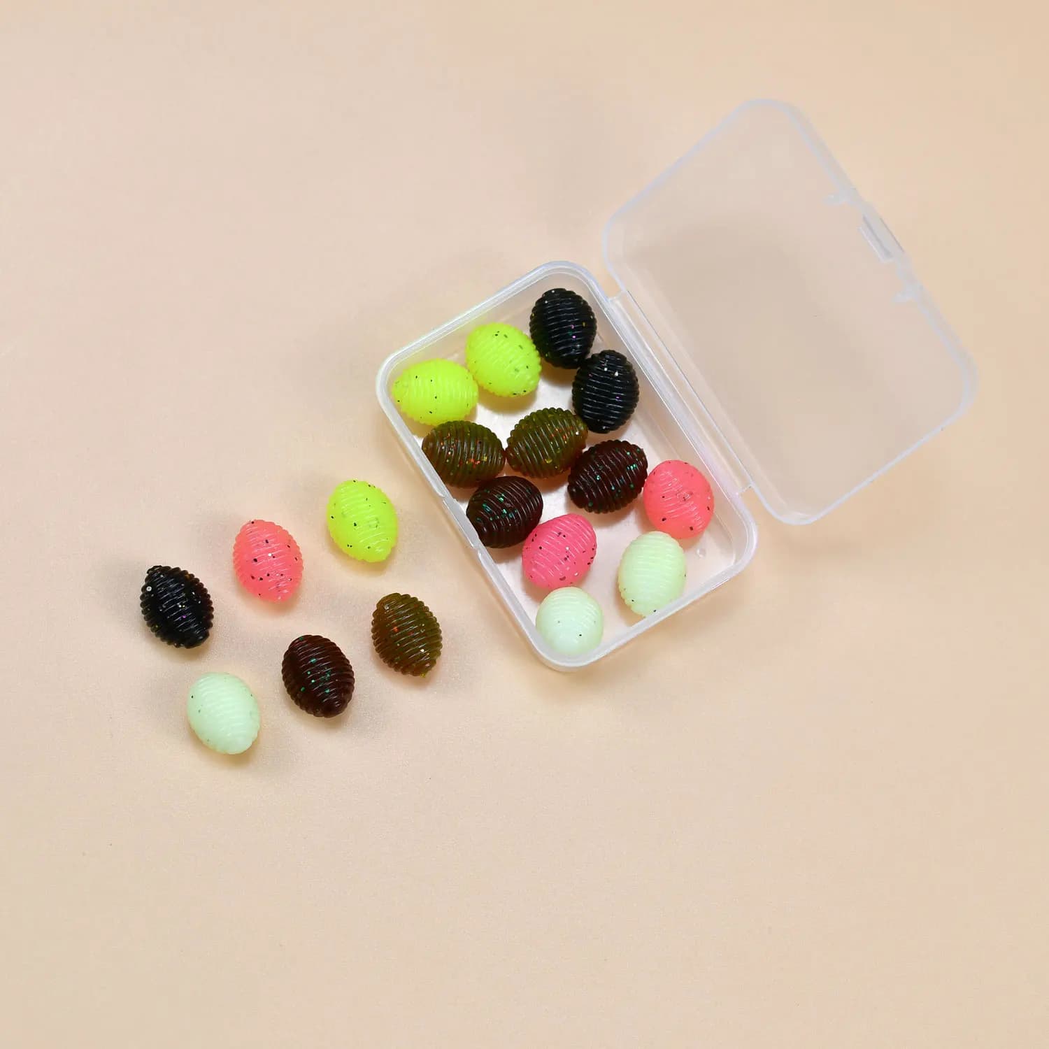 Kit perles PVC coulantes LUYA - Boîte complète pour passionnés - Matériel pêche leurres et accessoires