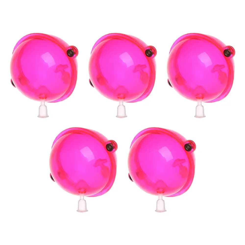 Lot de 5 flotteurs de pêche en mer ABS bulles d'eau bleus et rouges 25 32