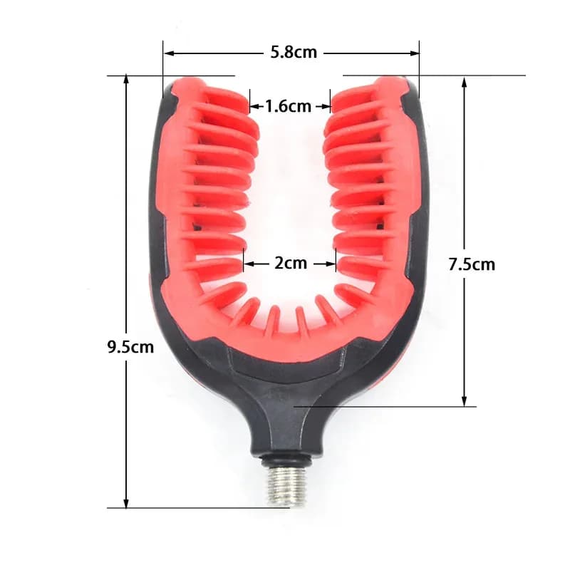 Support de canne à pêche BRAVMACK avec grip anti-dérapant pour maintien sécurisé des cannes