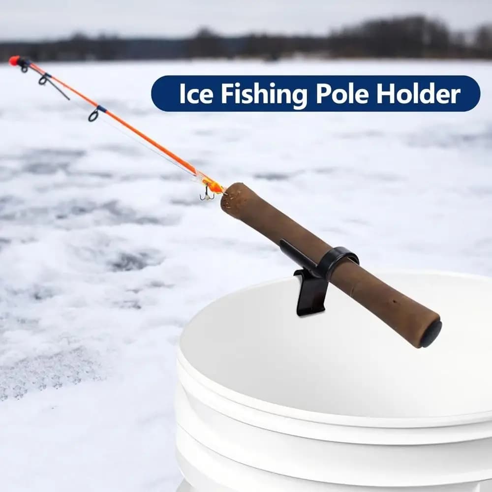 Support de canne à pêche multifonction léger portable pour pêche sur glace et tous pêcheurs