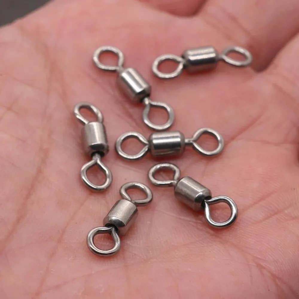 Lot de 50 dévidoirs de pêche MEREDITH à roulement à billes en acier inoxydable solides et durables