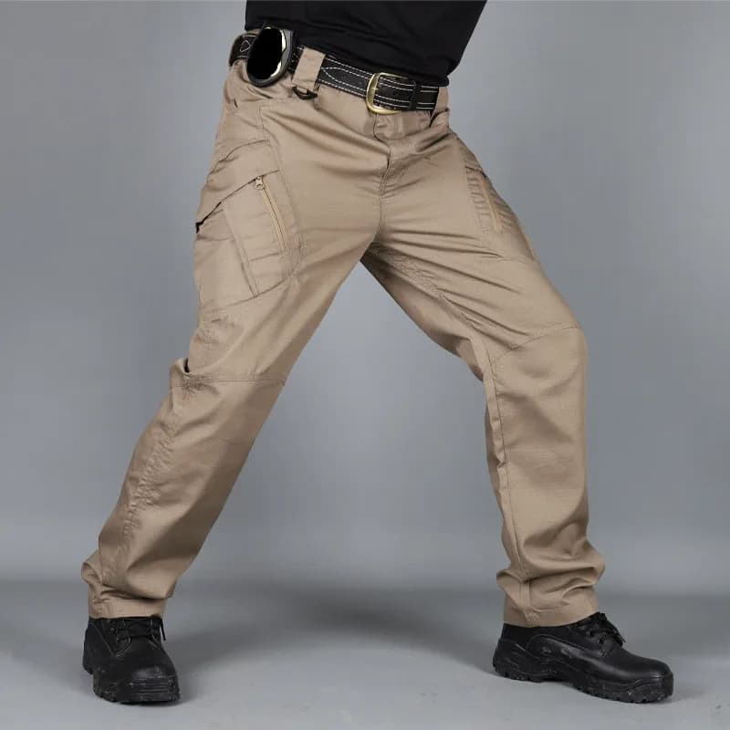 Pantalon tactique IX9 ville nature pour pêche - Combat imperméable randonnée pêche urbaine