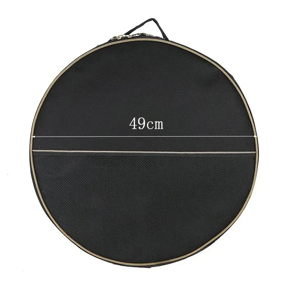 Sac rond pour poissons monocouche 46cm compatible siège de pêche sac à dos filet soin poissons