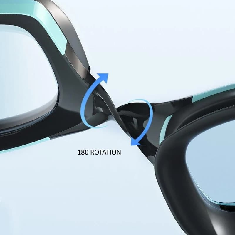 Lunettes de natation myopie professionnelles HD piscine - Correction -2.0 à -6.0 étanches anti-buée