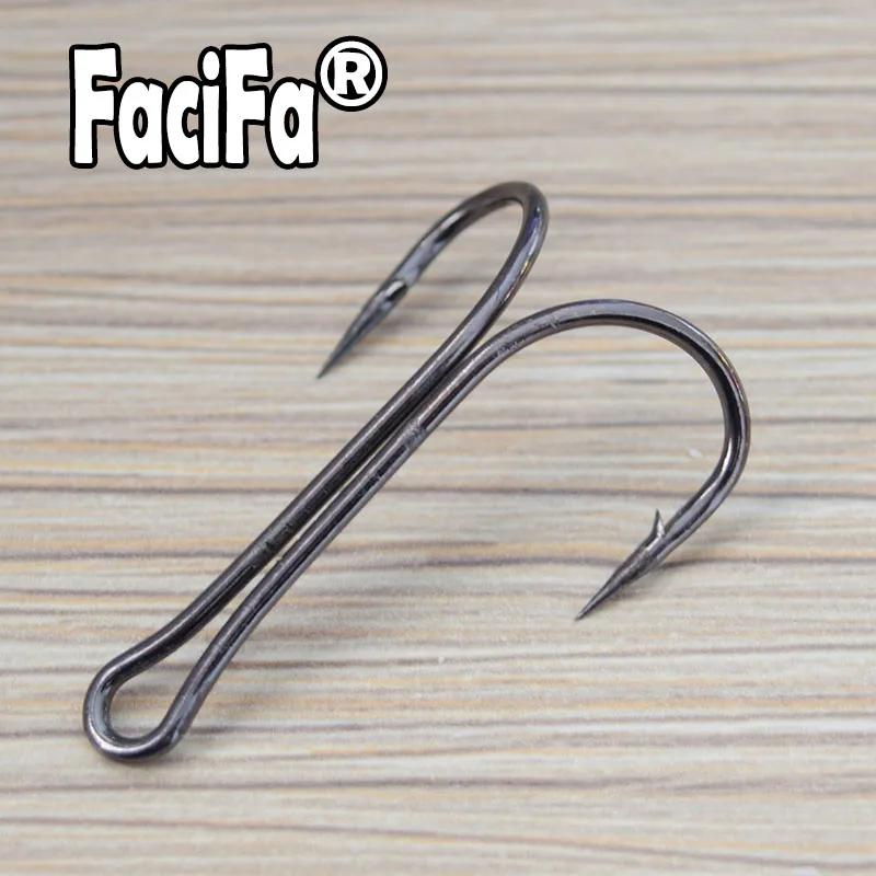 Hameçons doubles pour pêche à la mouche et jigging - Tailles 1 à 5/0 pour bar et carnassiers