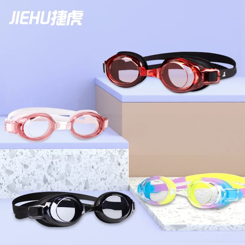 Masque de natation correctif myopie -1 à -9 anti-buée étanche pour adultes vision transparente