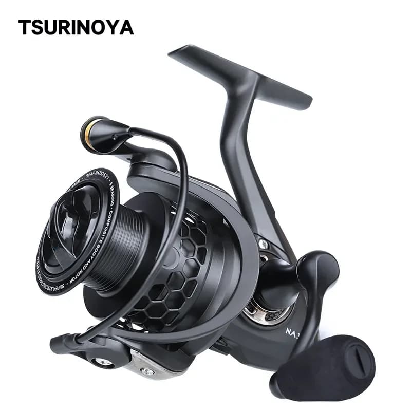 Moulinet de pêche spinning Tsurinoya NA 2000 4000, 12KG de frein pour bar brochet et carnassiers
