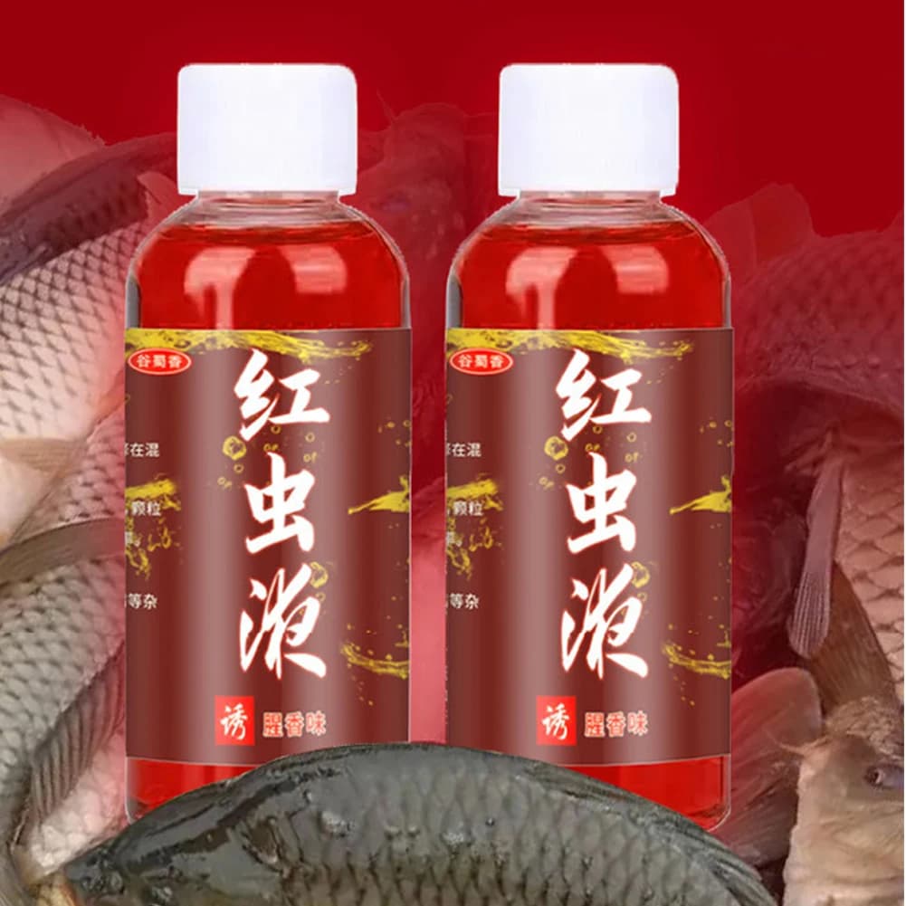 Appât liquide vers de sang concentré 60ml attractant poissons chat additif pêche carnassiers