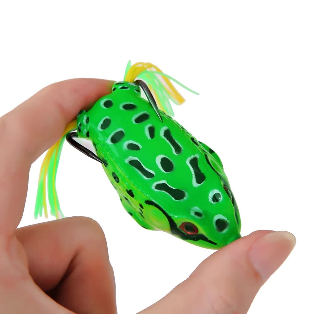 Leurre grenouille souple avec hameçons 5g à 17.5g pour pêche top water et leurres carnassiers