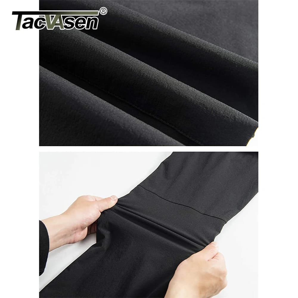 Pantalon hiking rapide séchage TACVASEN - léger pour pêche estivale et randonnée aquatique