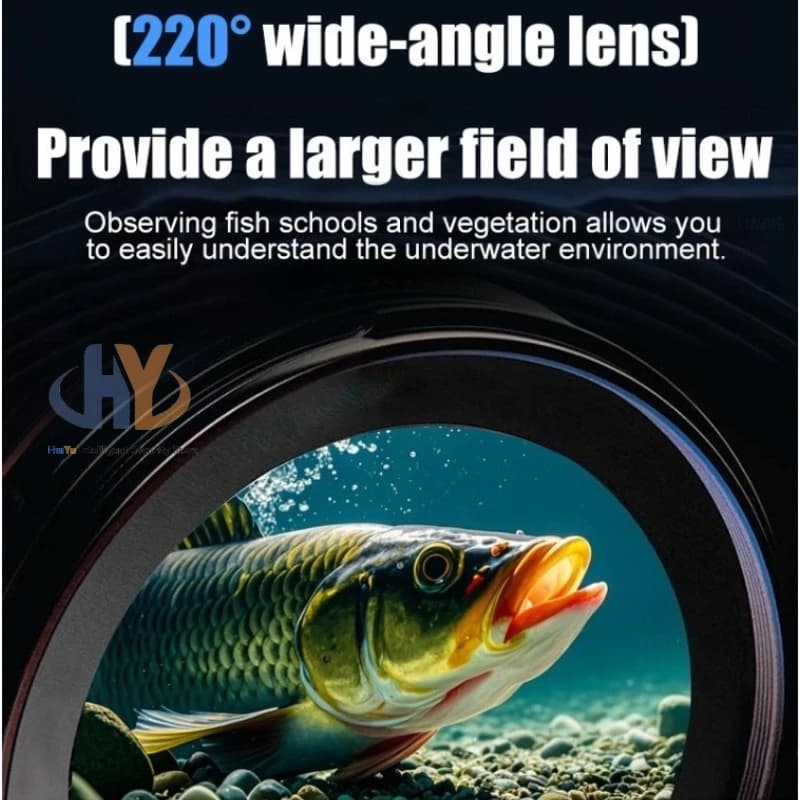 Caméra sous-marine finder pêche eau trouble visible 100m vision nocturne waterproof ultra-claire 4.3/5 pouces