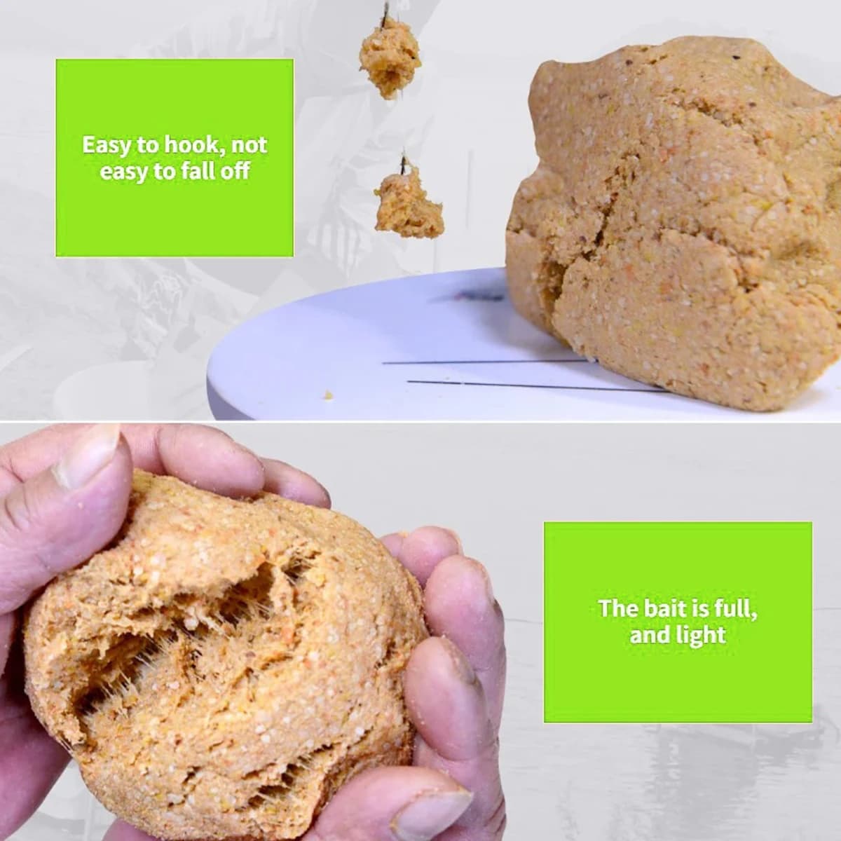 Additif liant gluten JiuYuan pour pâte à appâts - Poudre pour pêche en étang carpes et crucians