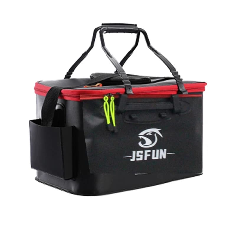 Seau de pêche pliable EVA portable pour poissons vivants sans pompe à oxygène réservoir eau extérieur