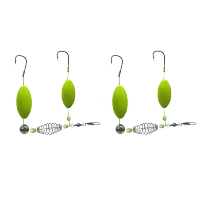 Double hook hair rig anti-fond pour pêche carpe - Montage suspension prêt à l'emploi carp fishing